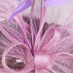 Головной убор Sinamay головные уборы Свадебные аксессуары для волос для женщин millinery Коктейльные шляпы высокого качества несколько цветов MYQ005 - Цвет: Лаванда