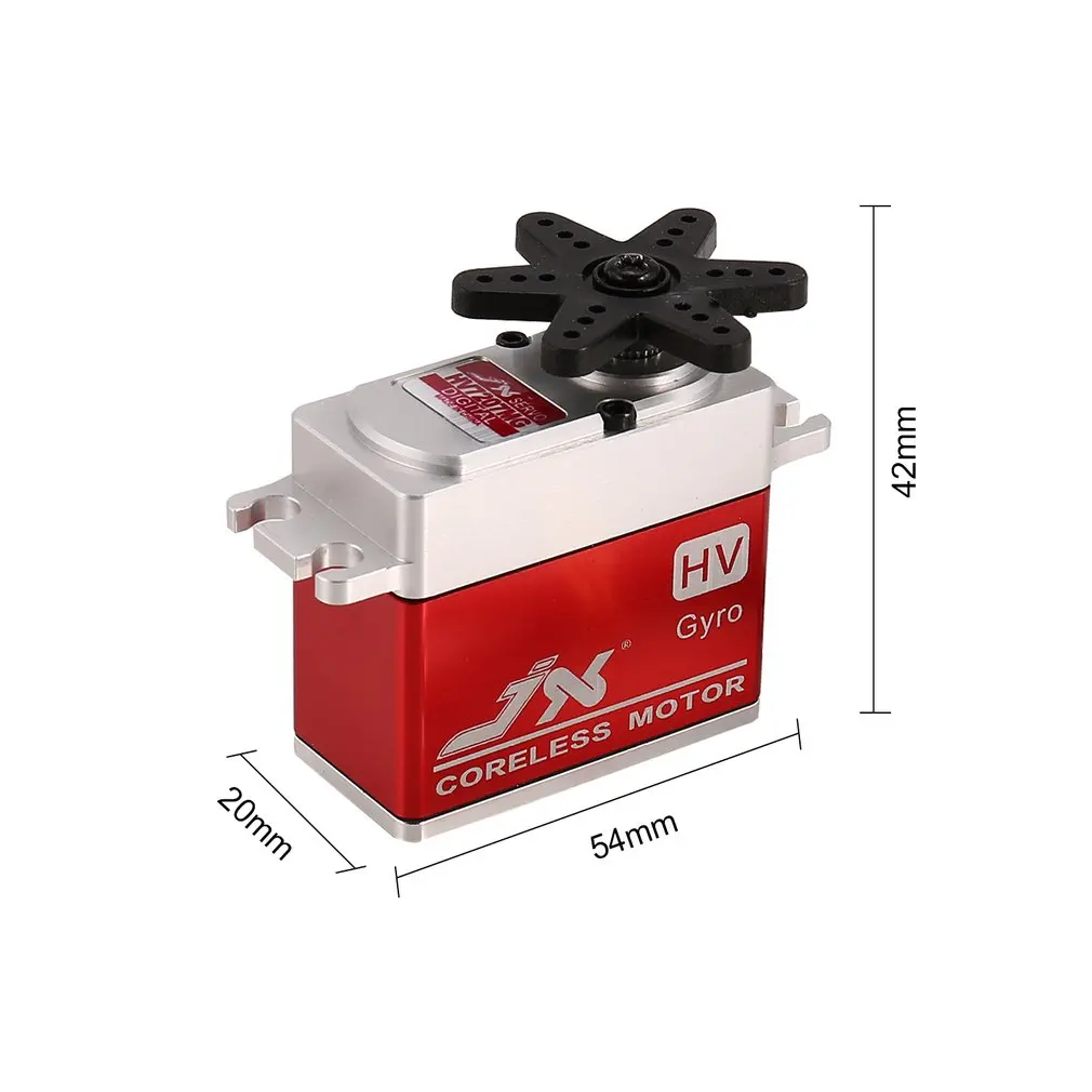 JX PDI HV7207MG 7 кг ЧПУ металлический рулевой Цифровой Металлический Редуктор Coreless Servo