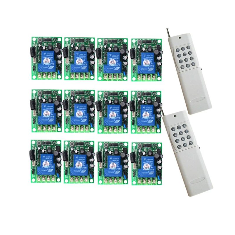 AC85V-265V 3000 м широкий диапазон высокой мощности 30A Реле Беспроводной RF пульт