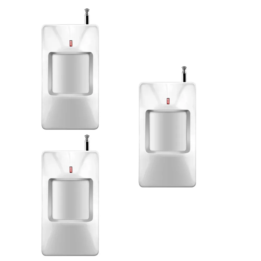 315/433MHz 3 pcs/kit Wireless PIR Motion Detector For GSM/PSTN Auto