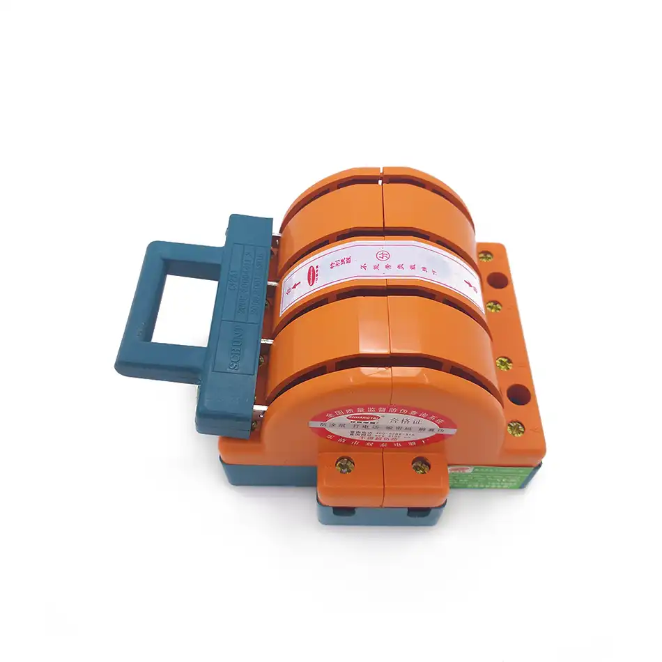 Wacent de alta calidad /útil y duradero 2pcs 32A AC 220V Interruptor de desconexi/ón de seguridad de cuchillo de doble tiro de 2 polos Interruptor de cuchillo de doble tiro
