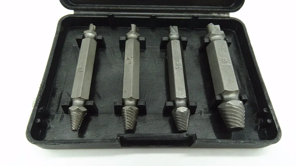 Double Ended Damaged Screw Extractor Drill Bits For Metal C