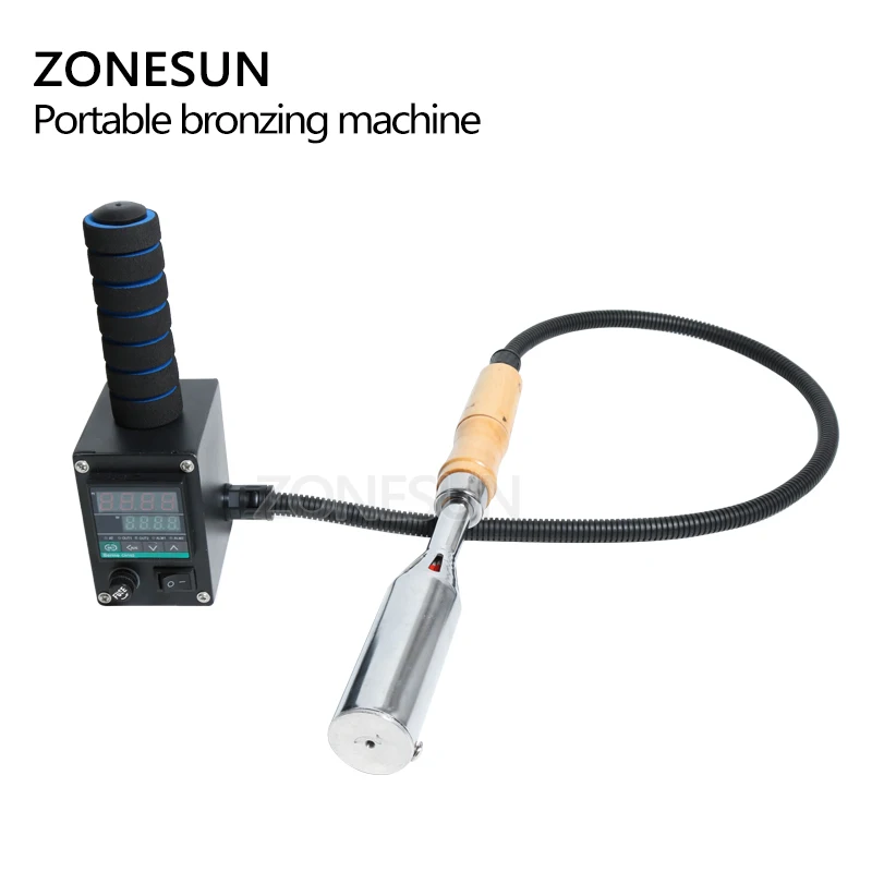 ZONESUN ручной инструмент для тиснения по дереву и коже машина горячего тиснение