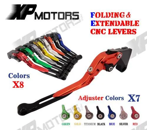 

CNC Foldable Extendable Brake Clutch Levers For Ducati Monster M620 2002