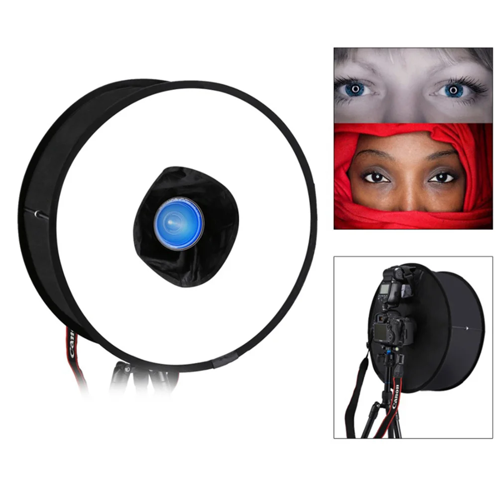 

PULUZ Portable 45CM Round Collapsible Speedlight Softbox Ring Flash Light Diffuser Soft Box For Macro Portrait Photography
