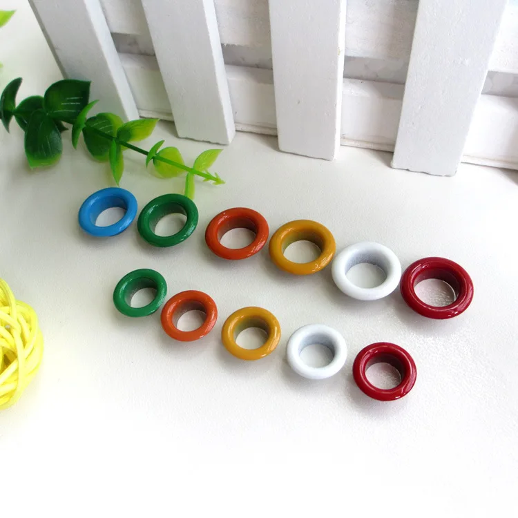 4 10mm 100set Paint Coloured Grommets Eyelets and Washer for Handmade