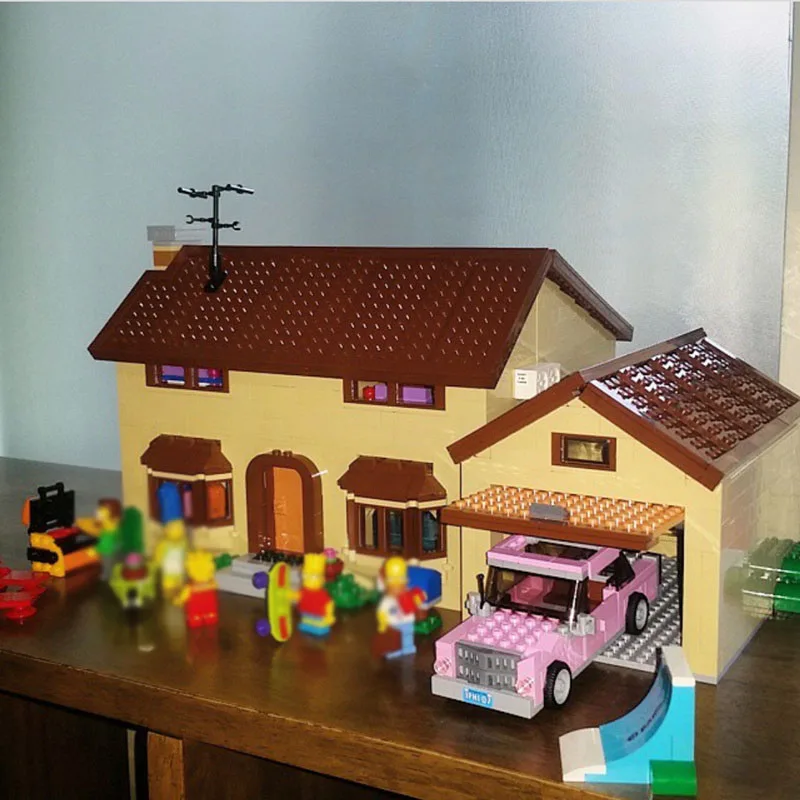 16005 2575PCS Compatible 71006 The Simpsons House Sets Model Building