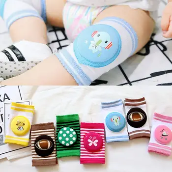 

1Pair Baby Cute Thick Knee Pads Crawling Leg Warmers Toddler Walking Learning Safety Protector Elastic Support Brace Children