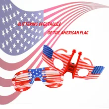 Горячая Распродажа Лучший подарок для детей день независимости сувенир американский флаг флэш очки игрушка 6,21