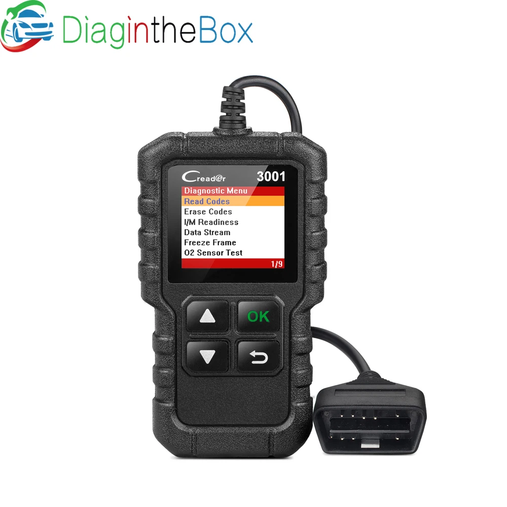 LAUNCH X431 Creader 3001 OBD2 считыватель кодов Поддержка Full OBD 2 EOBD функция CR3001 автоматический