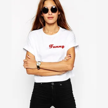 

ONSEME Streetwear Clothes Fashion tshirt Women Funny Letter Printing female T-shirt&friends t Shirt Summer Cotton Tees Q-168