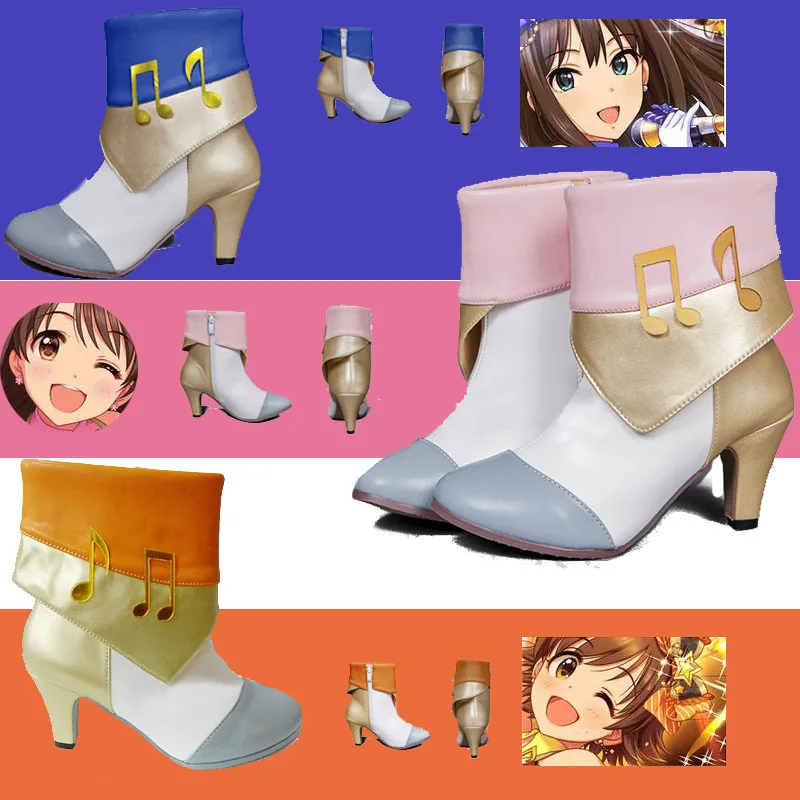 Size 36 39 font b Cosplay b font Shoes font b Anime b font THE iDOLM