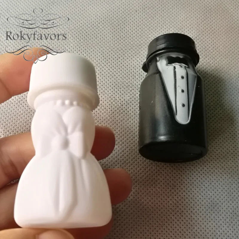 dress and tuxedo bubble bottle