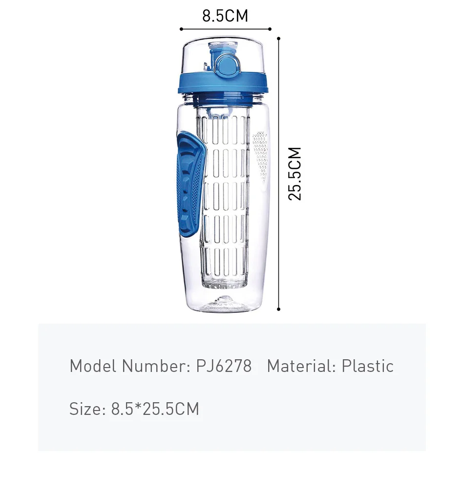 900 мл шейкеры для фруктового заваривания, сока, фруктовый фильтр, трубка, бутылка для лимонной воды, портативные бутылки для скалолазания