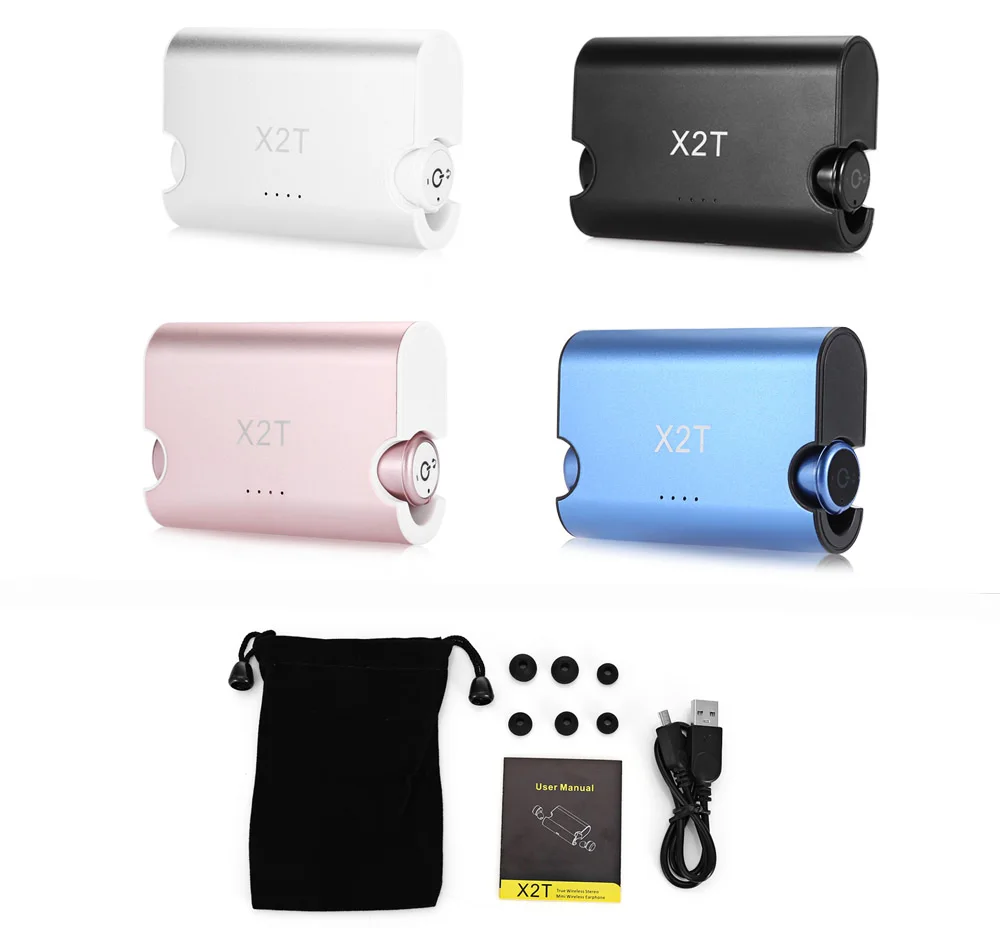 X2T Беспроводная гарнитура bluetooth X1T наушники свободные руки вкладыши стерео бас