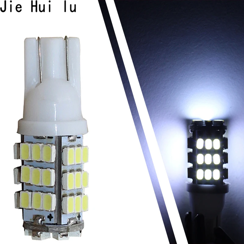 1 шт. Автомобильный светодиодный супер яркий T10 W5W 42 SMD 1206 3020 поворотный свет для