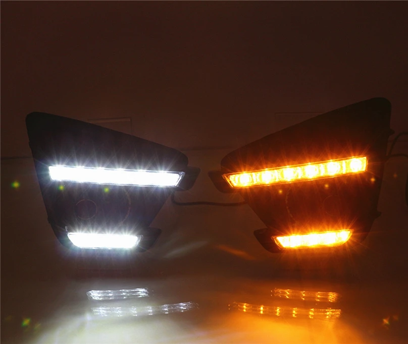 Для Mazda CX-5 CX5 2012 2013 водительский DRL Дневной ходовой светильник, противотуманная фара, релейный Светодиодный дневной светильник, автомобильный стиль