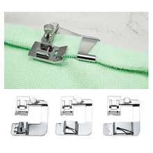 Домашняя швейная машина лапка свернутый подол ноги набор для Brother Singer Швейные аксессуары 3 размера швейная машина лапка