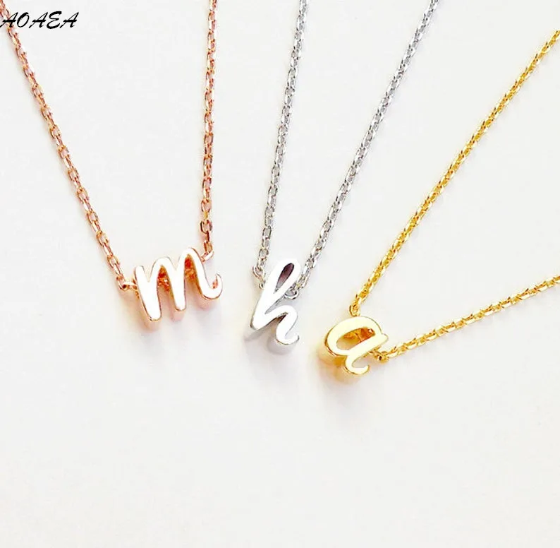 rose gold necklace bridesmaid
