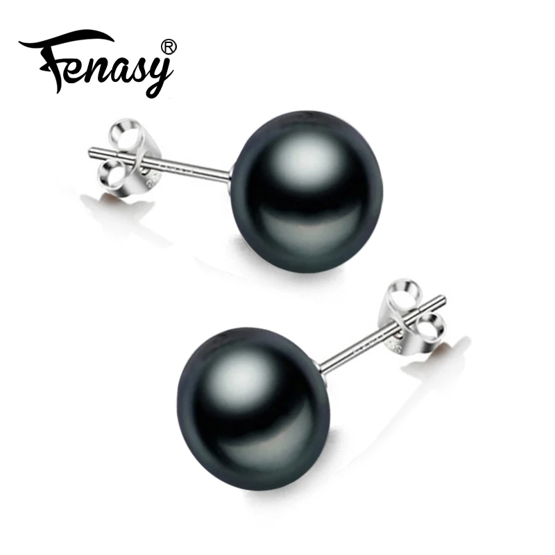 

FENASY Pearl Jewelry,natural pearl earrings stud earrings,earrings for women,sterling silver jewelry Engagement earrings 2017