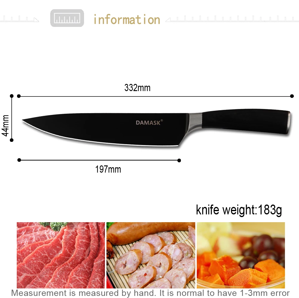 Дамасский нож из нержавеющей стали, нож для мяса из нержавеющей стали, кухонные ножи шеф-повара, японский профессиональный шеф-повара, кухонные инструменты для приготовления пищи