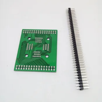 

PCB Board for QFP64 TQFP64 LQFP64 socket,Clamshell Structure,Programming Socket Breakout board