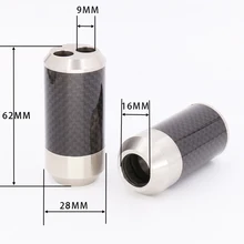 4 шт. DIY Splitt углеродного волокна брюки загрузки Y Splitter динамик аудио кабель провода брюки