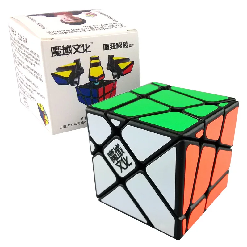 YJ MoYu Crazy Fisher Cube странная форма скоростной головоломка куб твист кубики Cubo Magico развивающие игрушки детский подарок