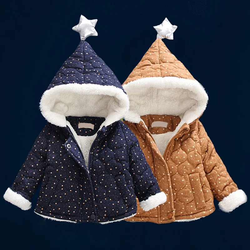 Baby winter coat unisex fashion cotton clothes for baby girls wear