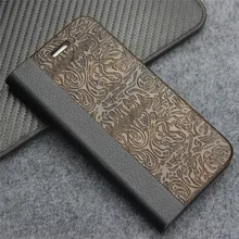 YFWOOD Luxury Wooden Case for iPhone 7 Flip wood Cover with fashion wallet Leather phone cases