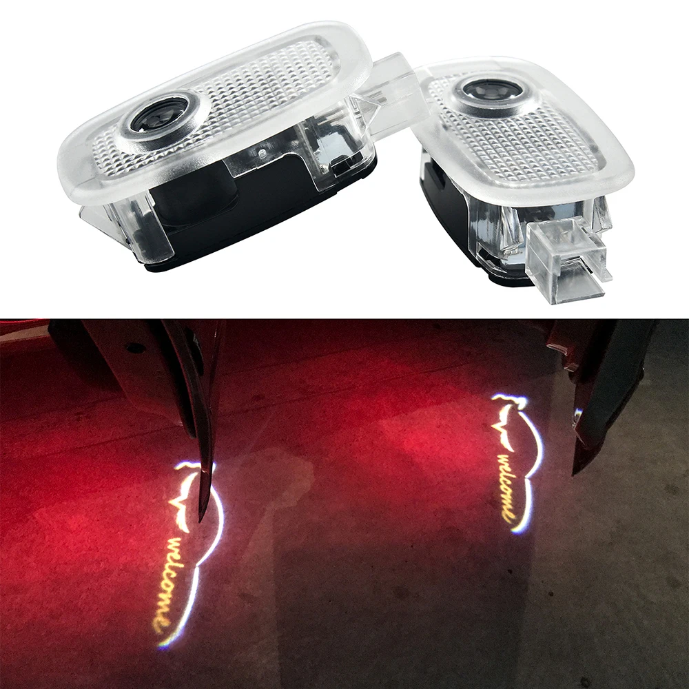 Buy 2pcs LED Car Door Light Laser Shadow