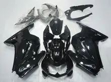 Fast Shipping ABS US Injection Plastic Gloss Black Plastics Fairing For EX250R Kawasaki Ninja250 2008-2012 2009 2010 2011 Glossy Fast Shipping ABS US Injection Plastic Gloss Black Plastics Fairing For EX250R Kawasaki Ninja250 2008-2012 2009 2010 2011 Glossy