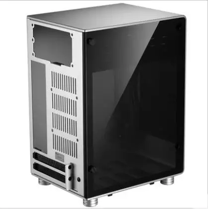 JONSBO U1 PLUS ITX мини алюминиевое закаленное стекло сторона через небольшой стальной оружейный ящик