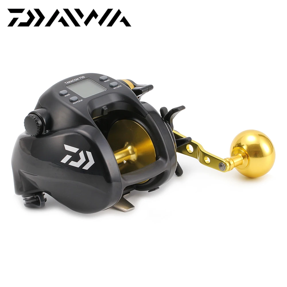 DAIWA TANACOM 750 1000 Рыболовная катушка 4BB 2,3: 1 Электрический счетчик колеса светодиодный экран Морская Рыбалка снасти Морская Рыбалка