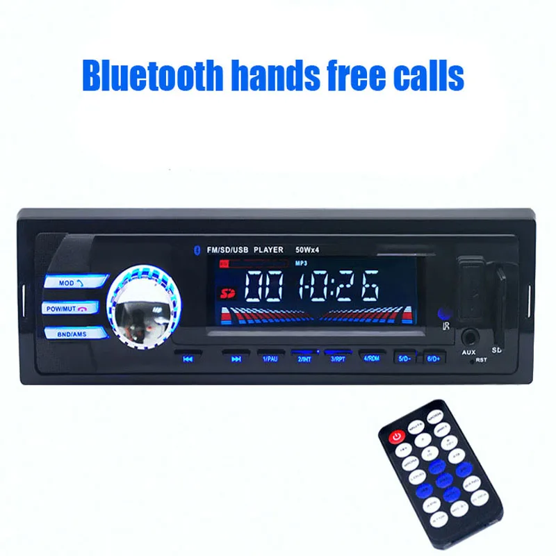 Bluetooth hands free Car In Dash Stereo Audio USB FM Aux Input Receiver