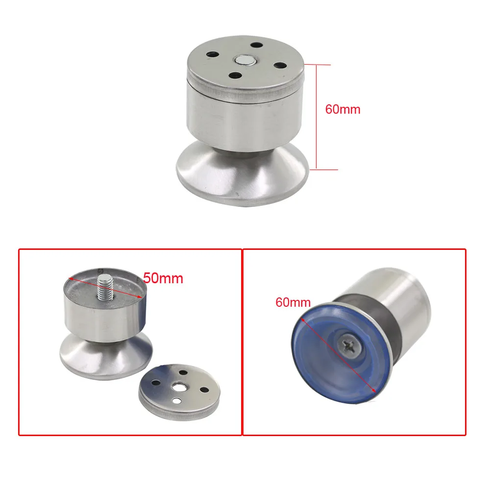 Купить 4 шт. 60 мм высота регулируемые кабинет ноги ноги серебряный ...