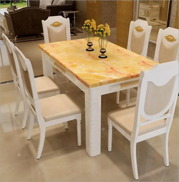Modern Style Table 100% Solid Wood Italy Style Luxury Dining Table Set 6 chairs o1097 цена Modern Style Table 100% Solid Wood Italy Style Luxury Dining Table Set 6 chairs o1097 цены онлайн