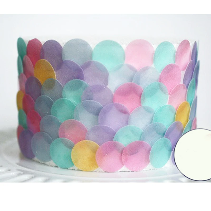 Aliexpress Buy 300pcs Edible Colorful Pre Cut Wafer