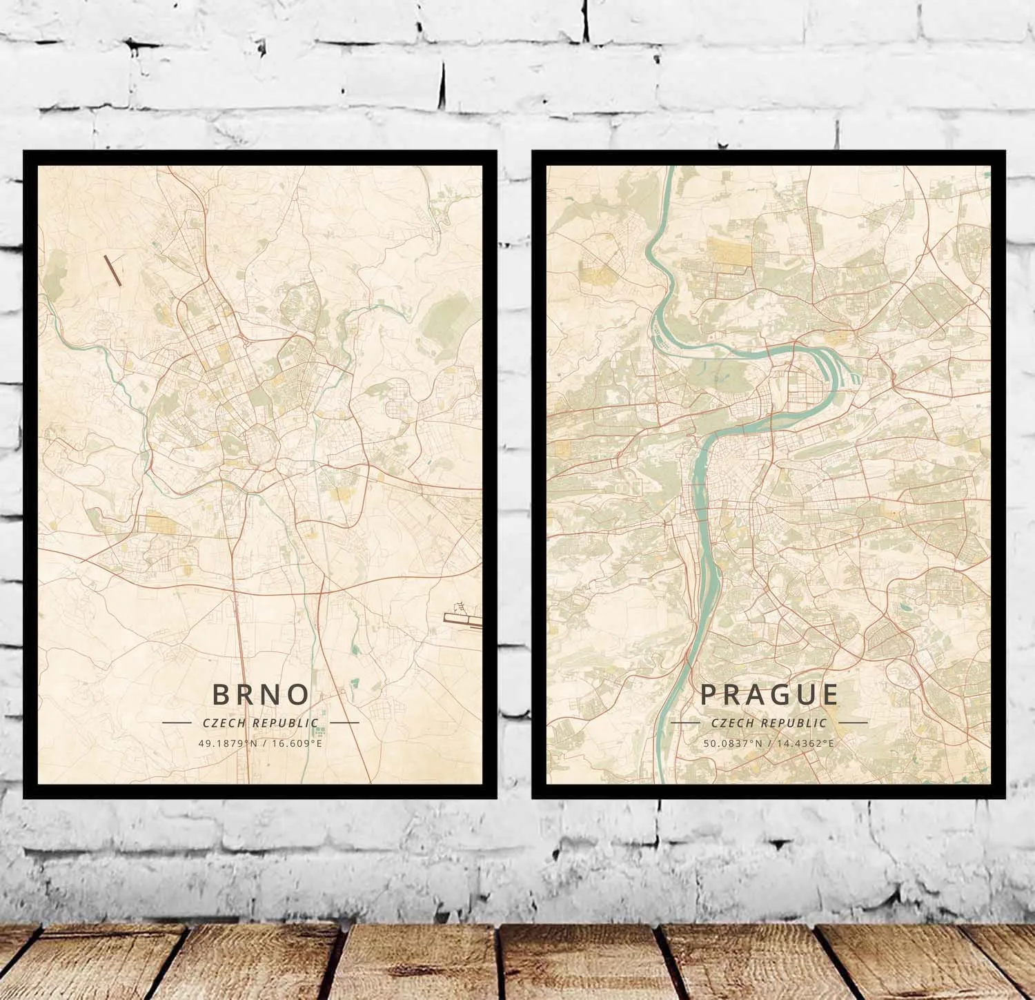 

Brno Prague Czech Republic Poster