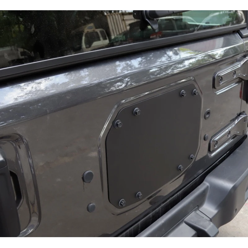 Beler черное металлическое запасное устройство для крепления запасного колеса удалить листовая Прокладка подходит для Jeep Wrangler JL