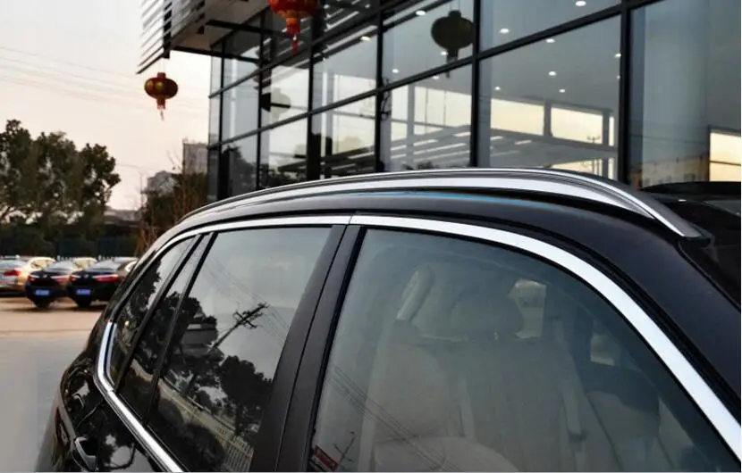 JIOYNG سبائك الألومنيوم رف سقف سيارة الأمتعة الأمتعة بار صالح ل BMW X5 2008 2009 2010 2011 2012 2013 2014 2015 2016 2017 2018