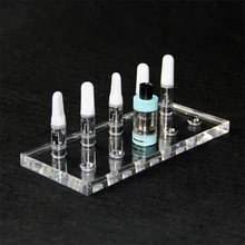 Coil Father 10 Screw 510 Acrylic Atomizer Stand Holder Vaporizer Atomizer Base Electronic Cigarette Accessories for 510 RDA Tank