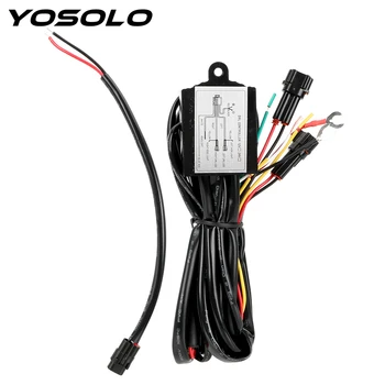 

YOSOLO Control On Off Dimmer for all vehicles Running Light Control Line LED Daytime Running Light Relay Car Accessories