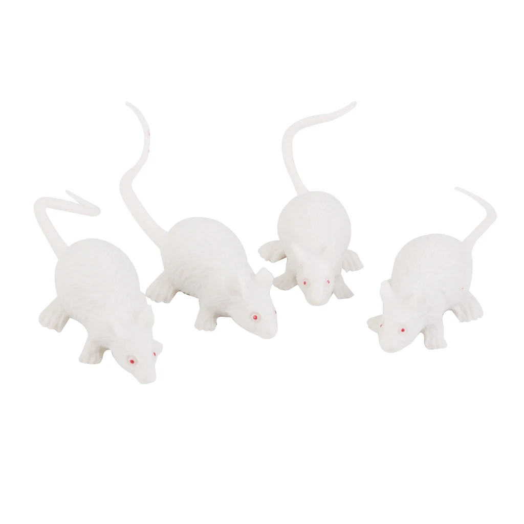 1 Set of 12PCS Plastic Artificial Mouse Animals Model Kids Educational Room Decor Party Favor Zoo Collection For Kids Toy Gift