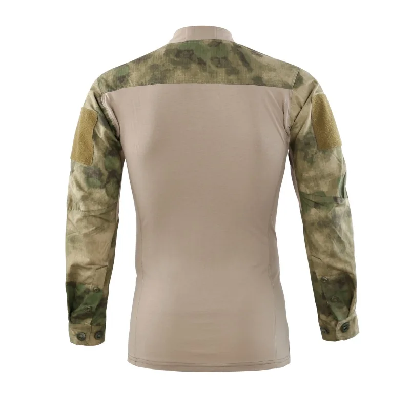 Refire gear камуфляжная армейская тактическая футболка мужская с длинным рукавом Военная Боевая футболка стрейчевая хлопковая камуфляжная страйкбольная рубашка для пейнтбола