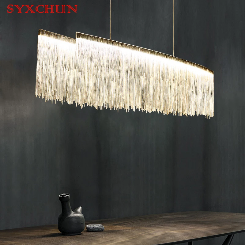 Post Modern Art Restaurant Chandeliers Nordic Chain Atmospheric Post Modern Art Restaurant Chandeliers Nordic Chain Atmospheric Living Room Personality Board Lights Led In Pendant From