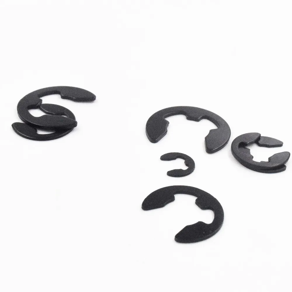 

100Pcs DIN6799 M1.5 M2 M3 M4 M5 M6 M8 Circlip Sack Retainer E E-Clip Washer Buckle-shaped Split Washers