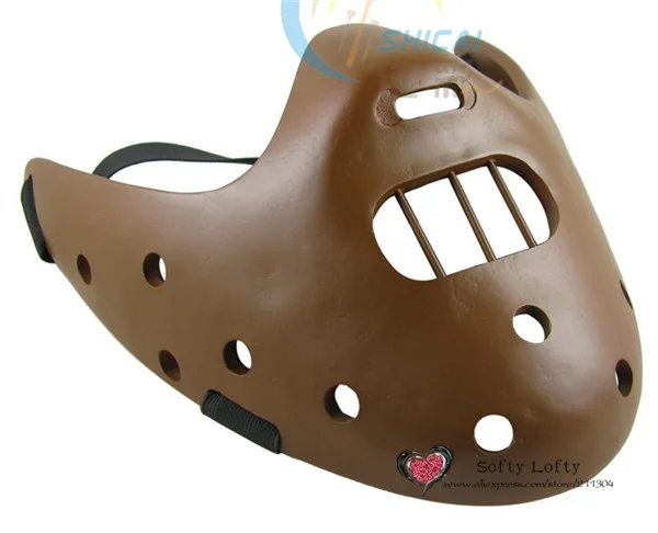 Silence of the Lambs Scary Horror Killer Masks - Brown 2
