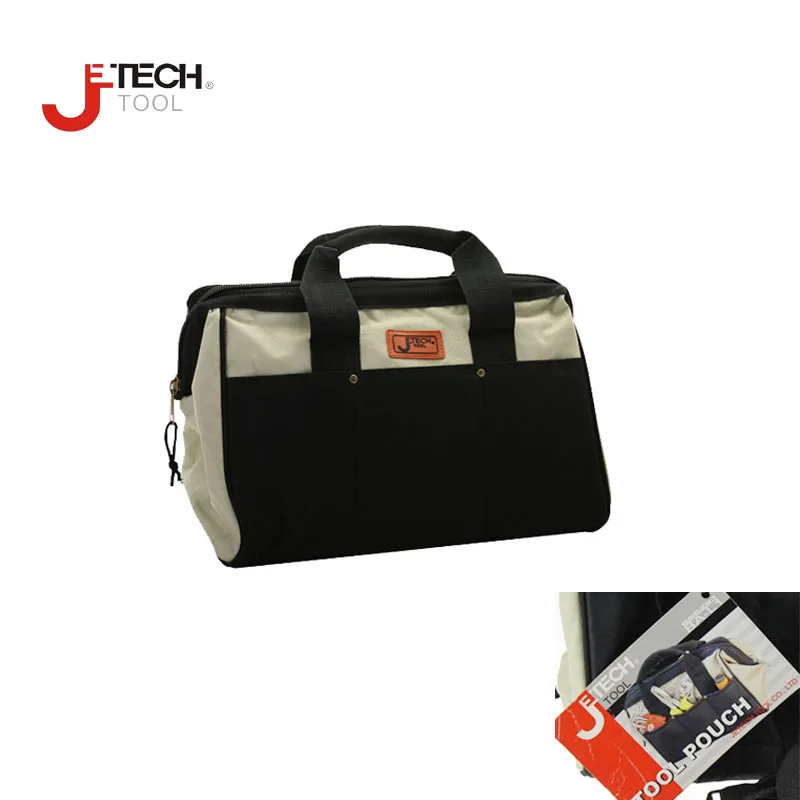 Wholesale Jetech wide mouth electrical maintenance mechanics tote tool carrier organizer tool