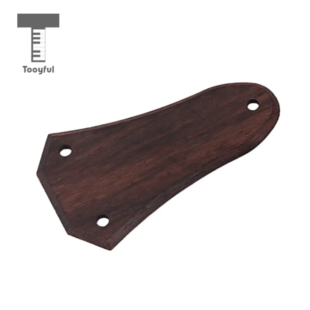 Tooyful Exquisite 2 Pieces Rosewood Guitar 3 Holes Truss Rod Cover for Acoustic Guitar Replacement Parts